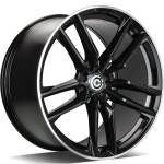 Carbonado Invention Black Glossy Lip Polished 11x21 5x112 ET49 CB66.5 Other