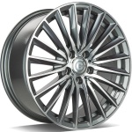 Carbonado Prestige Anthracite Front Polished 9x19 5x112 ET45 CB66.6 Kroom / Poleeritud