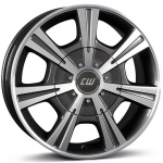 Borbet CH Mistral anthracite glossy polished 7.5x17 5x118 ET45 CB71.1 Kroom / Poleeritud