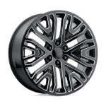 Performance Replicas PR197 GLOSS BLACK MILLED 10x24 6x139.7 ET31 CB78.1 Must