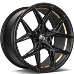 seventy9 SCF-B Black Matt Gold Inner Lip 9.5x19 5x120 ET35 CB72.6 Other