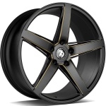 seventy9 SV-N black matt milled gold 8.5x19 5x112 ET35 CB66.5 Other