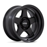 KMC KM728 LOBO MATTE BLACK 8.5x17 5x127 ET-10 CB71.5 Must