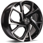 Carbonado Tokio Black Front Polished 6.5x17 5x114.3 ET40 CB73.1 Other