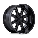FUEL 1PC DARKSTAR GLOSS BLACK MILLED 9x22 ET1 CB110.1 Must