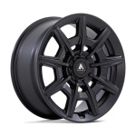 ASANTI BLACK ABL-41 ESQUIRE SATIN BLACK GLOSS BLACK FACE 9x22 ET27 CB74.1 Must