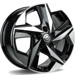 Carbonado Kioto Black Front Polished 7.5x17 5x114.3 ET45 CB73.1 Other