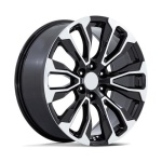 Performance Replicas PR211 GLOSS BLACK MACHINED FACE 9x22 6x139.7 ET28 CB78.1 Must