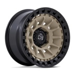 BLACK RHINO BARRAGE DESERT SAND ON MATTE BLACK 8.5x17 6x139.7 ET-10 CB106.1 Must