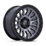 FUEL 1PC FC857 RINCON MATTE GUNMETAL W/ M-BLACK LIP 8.5x17 6x139.7 ET-1 CB106.1 Must