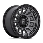 FUEL 1PC D835 CYCLE MATTE GUNMETAL W/ BLACK RING 8.5x17 6x139.7 ET25 CB106.1 Must