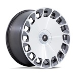 ASANTI BLACK ABL-45 ARISTOCRAT GLOSS PLATINUM BRIGHT MACH FC 9x22 ET27 CB74.1 Other
