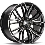 Carbonado Yankee Black Front Polished 8x19 5x112 ET28 CB66.5 Other