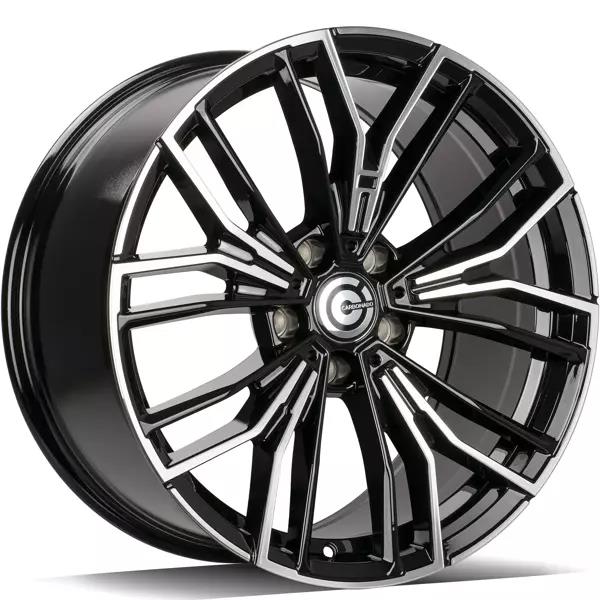 statusfalgar-9344-2 Carbonado Yankee Black Front Polished 9x19 5x112 ET35 CB66.5 Other - Pilt 1