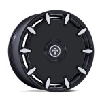 DUB 1PC DC271 CHEEF GLOSS BLACK MILLED 9x24 ET15 CB74.1 Must