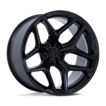 FUEL 1PC FLUX GLOSS BLACK 10x24 6x135 ET0 CB87.1 Must