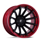 FUEL 1PC FC403 BURN MATTE BLACK W/ CANDY RED LIP 10x22 5x127 ET-18 CB71.5 Other