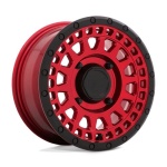 Black Rhino Powersports PARKER UTV CANDY RED W/ BLACK LIP 7x14 4x137 ET51 CB106.1 Other