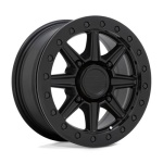 Black Rhino Powersports WEBB UTV BEADLOCK MATTE BLACK 7x15 4x110 ET51 CB80.2 Must
