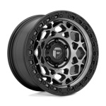 FUEL 1PC D784 UNIT GUNMETAL W/ MATTE BLACK RING 9x17 6x139.7 ET1 CB106.1 Must