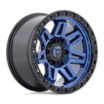 FUEL 1PC D813 SYNDICATE DARK BLUE W/ BLACK RING 9x17 6x139.7 ET-12 CB106.1 Other