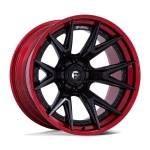 FUEL 1PC FC402 CATALYST MATTE BLACK W/ CANDY RED LIP 10x20 8x170 ET-18 CB125.1 Other
