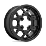 KMC Powersports KS133 MESA LITE SATIN BLACK 6x15 4x137 ET38 CB96 Must
