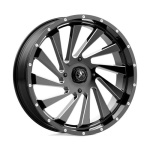 MSA OFFROAD WHEELS M46 BLADE GLOSS BLACK MILLED 7x20 4x137 ET0 CB112.1 Must