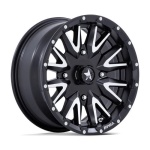 MSA OFFROAD WHEELS M49 CREED MATTE BLACK MACHINED 7x14 4x110 ET10 CB86 Must