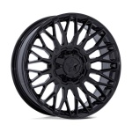 MSA OFFROAD WHEELS M50 CLUBBER GLOSS BLACK 7x14 ET10 CB110.1 Must