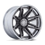 FUEL 1PC FC401 BRAWL PLATINUM W/ CHROME LIP 10x20 6x139.7 ET-18 CB106.1 Kroom / Poleeritud