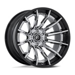 FUEL 1PC FC403 BURN CHROME W/ GLOSS BLACK LIP 12x22 5x127 ET-44 CB71.5 Other