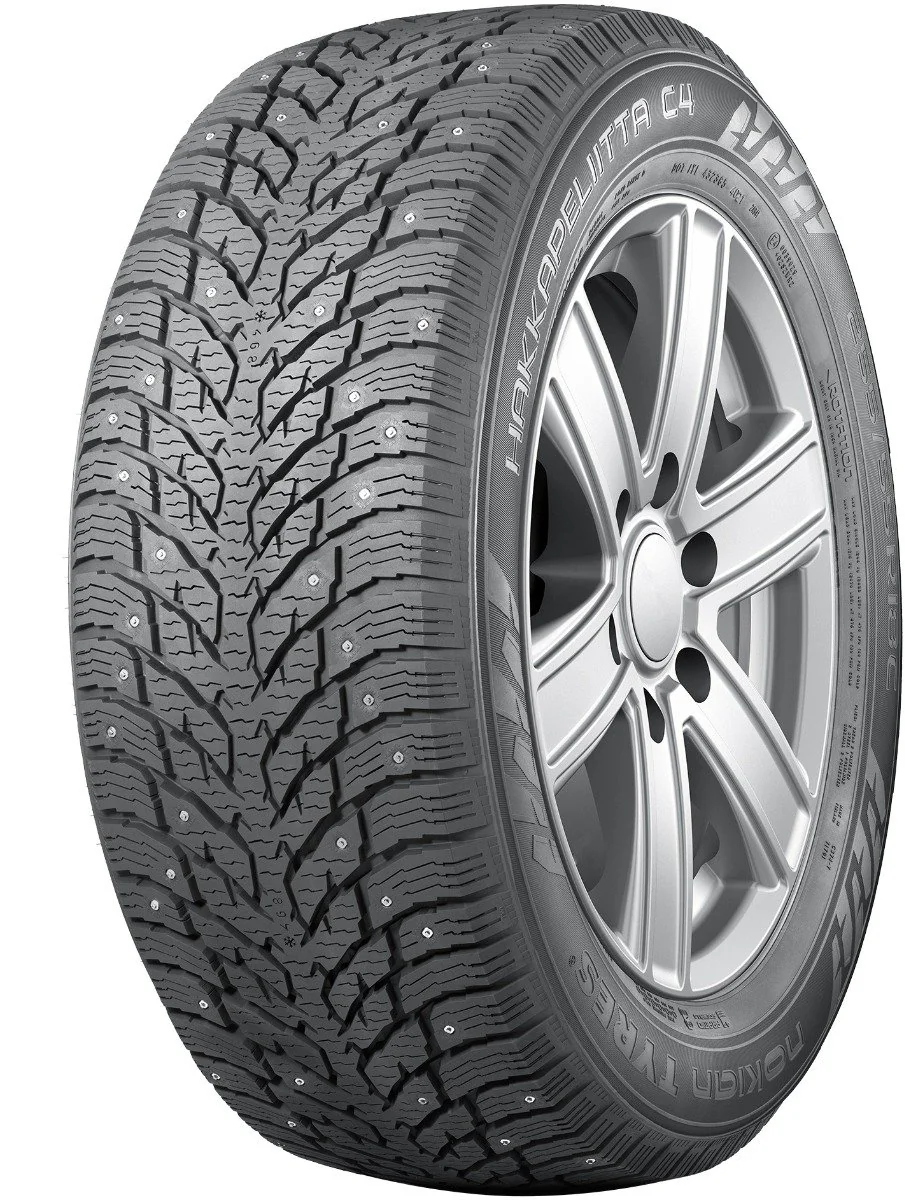 09e33ba7e1be_NJ4KzX1 Nokian 215/70R15C 109/107R Hakkapeliitta C4 studded FS - Image 1