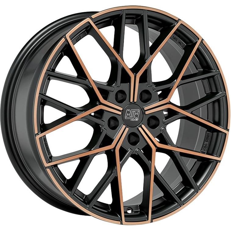 latakko-10223 MSW 74 8x19 5x112 ET35 CB73.1 Matt Black Copper Fp - Image 1