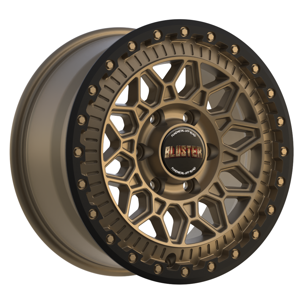 latakko-11543-2 Fondmetal Bluster 8x18 6x120 ET48 CB74.5 Matt Braun Black Lip - Image 1