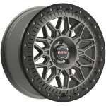 Fondmetal Bluster 8x18 5x118 ET55 CB71.1 Matt Titanium Black Lip