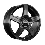 CMS C34 7x17 5x120 ET55 CB65.1 Complete Black Gloss