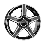 CMS C34 7x17 5x120 ET55 CB65.1 Diamond Black Gloss
