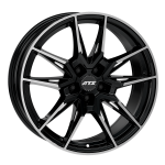 ATS Force 8.5x19 5x112 ET30 CB66.6 diamond-black frontpolished