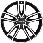 Fondmetal Koros 8x19 5x112 ET38 CB66.6 Glossy Black Machined