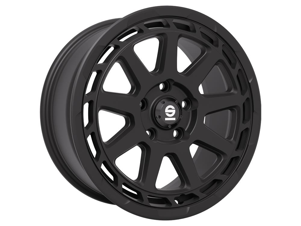 latakko-6079 Sparco Gravel 8x17 5x120 ET45 CB65.1 Matt Black - Image 1