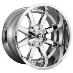 Fuel D536 Maverick 6.5x17 8x200 ET116 CB142.1 Chrome Plated