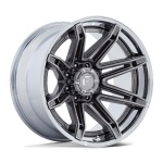 Fuel Fc401 Brawl 12x24 8x165.1 ET-44 CB125.1 Platinum With Chrome Lip