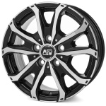 MSW 48 Van 6.5x15 5x118 ET65 CB71.1 Gloss Black Full Polished