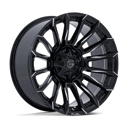 statusfalgar-14800 FUEL 1PC FC889 BLADE GLOSS BLACK MILLED 9x22 8x180 ET20 CB124.2 Must - Image 1