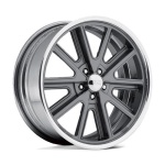American Racing Vintage VN407 COBRA TWO-PIECE MAG GRAY CENTER POLISHED BAR 7x17 5x114.3 ET0 CB72.6 Kroom / Poleeritud