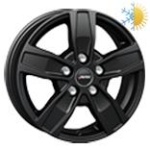 AUTEC QUANTRO Matt Black 7x17 6x130 ET57