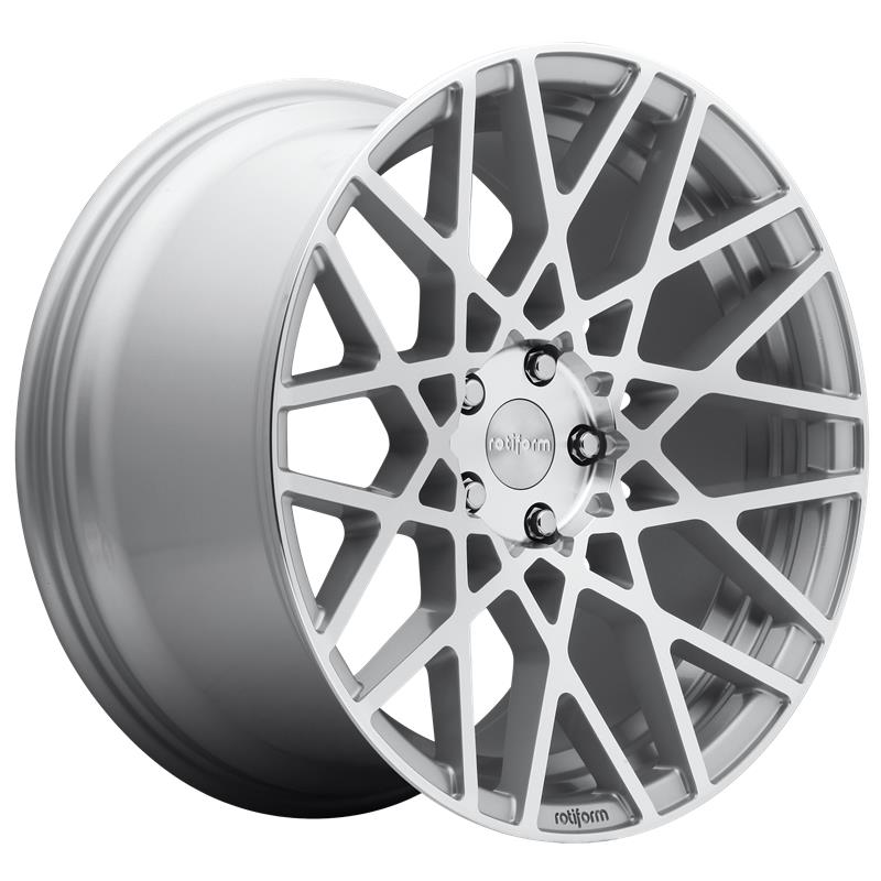 statusfalgar-3788 ROTIFORM 1PC RC110 GLOSS SILVER MACHINED 8.5x18 5x100 ET35 CB57.1 Hall / Hõbedane - Image 1