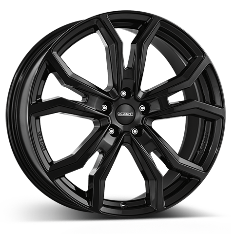 latakko-11449 Dezent TV black 7x18 5x114.3 ET50 CB60.1 Black - Image 1
