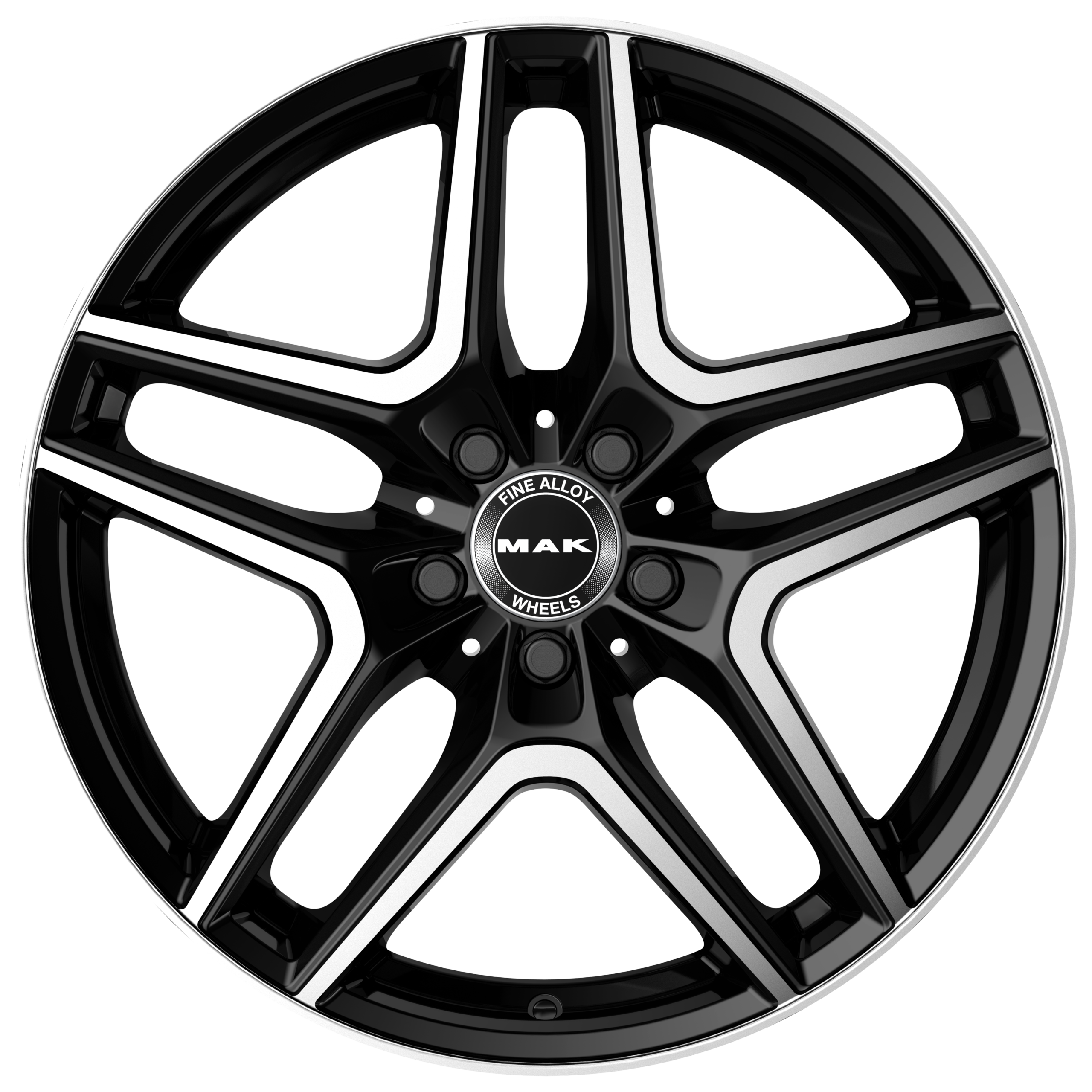 latakko-11466-2 MAK Aurum 8x19 5x112 ET48 CB66.6 Black Mirror - Image 1